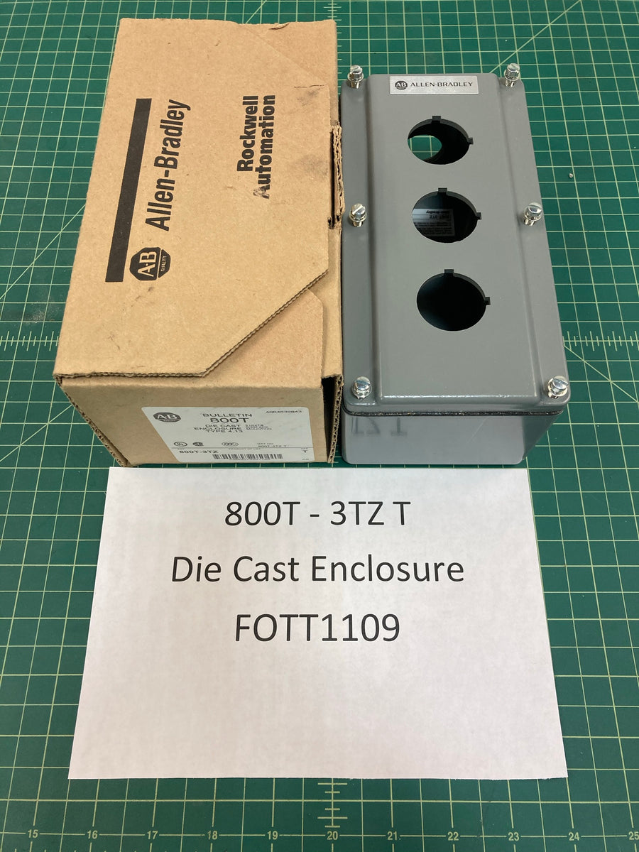 Allen Bradley Bulletin 800T Die Cast Enclosure 800T3TZT