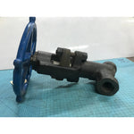 Velan 1-1/2" Class 1500 F22 Y Pattern Globe Valve W-8076Z-06TS Handwheel