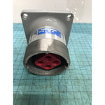 Crouse-Hinds AR641 Arktite M72 60A 4 Pole 4 Wire Panel Mount Receptacle 600VAC