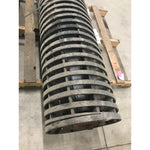 Precision Pulley & Idler Spiral Wing Conveyor Pulley 20" Dia x 75" Face Width
