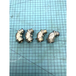 Thomas & Betts 5252 1/2" 90° Liquid Tight Conduit Connector LOT of 4 (No Nuts)