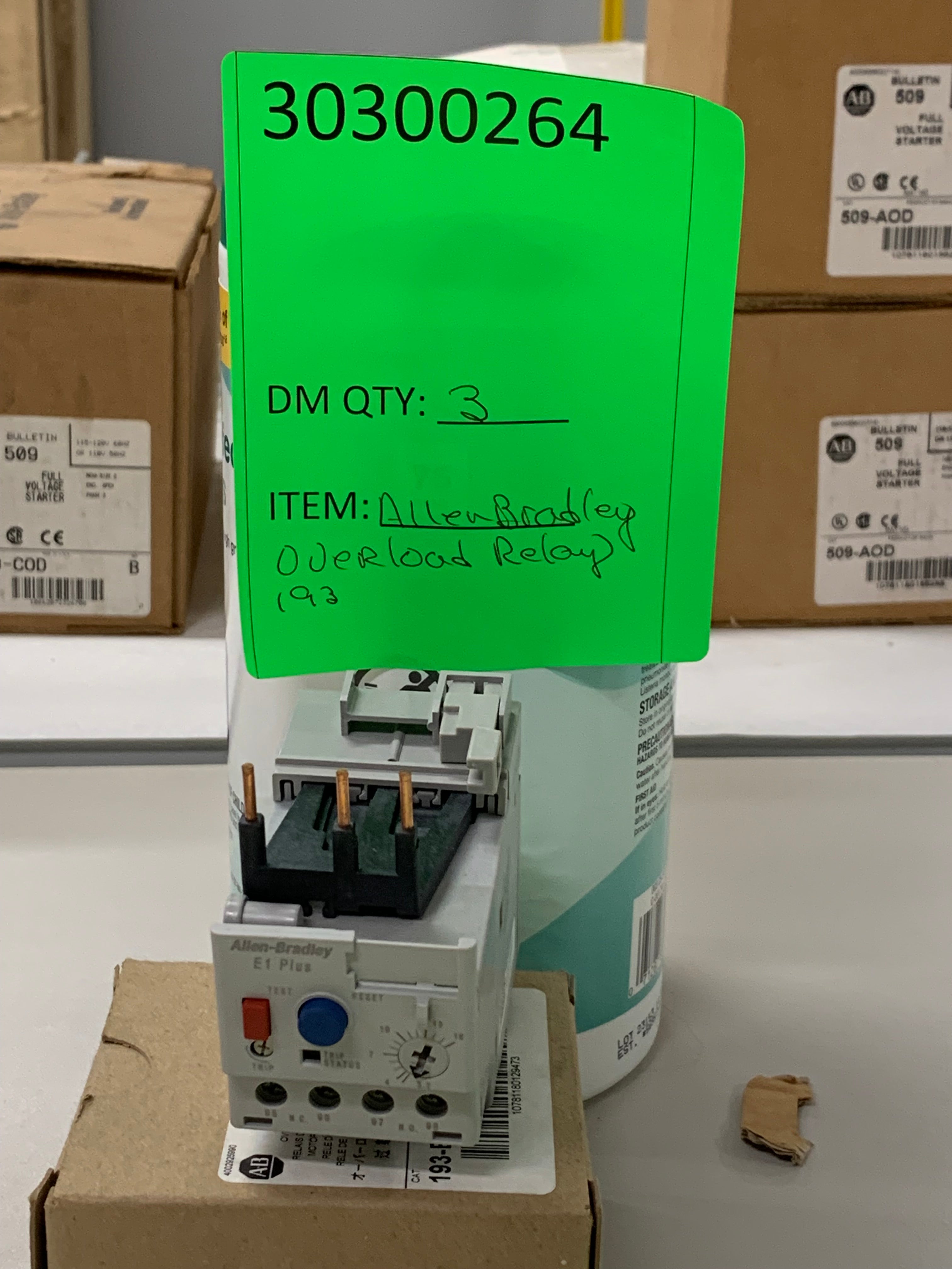 ALLEN-BRADLEY OVERLOAD RELAY 193-EEDB NEW