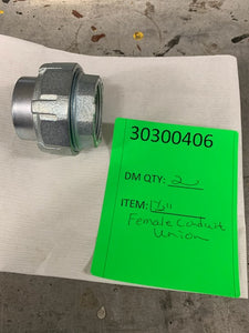 1-1/2" Hazardous Location Female Conduit Union