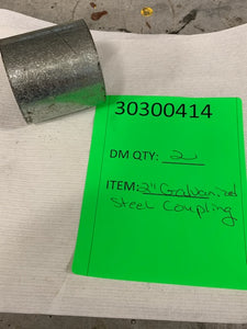 2" Galvanized Steel Coupling