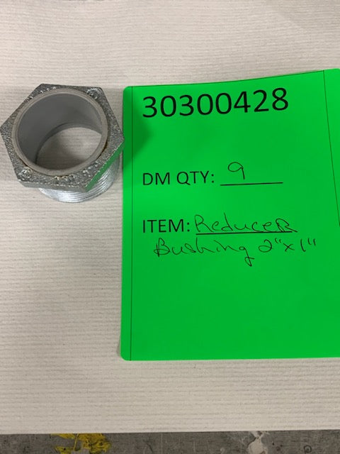 Reducer Bushing, 2"x1"