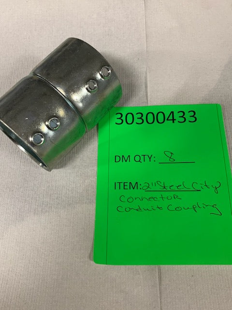 2" Steel City Connector, Conduit Coupling