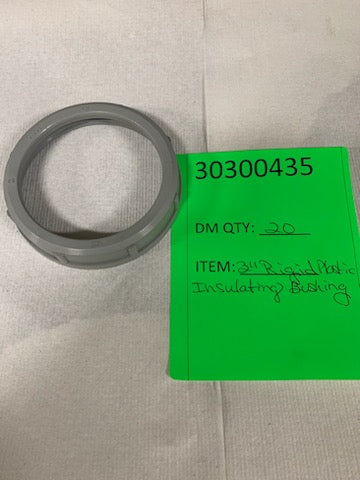 3" Rigid Plastic Insulating Bushing quantity of 10