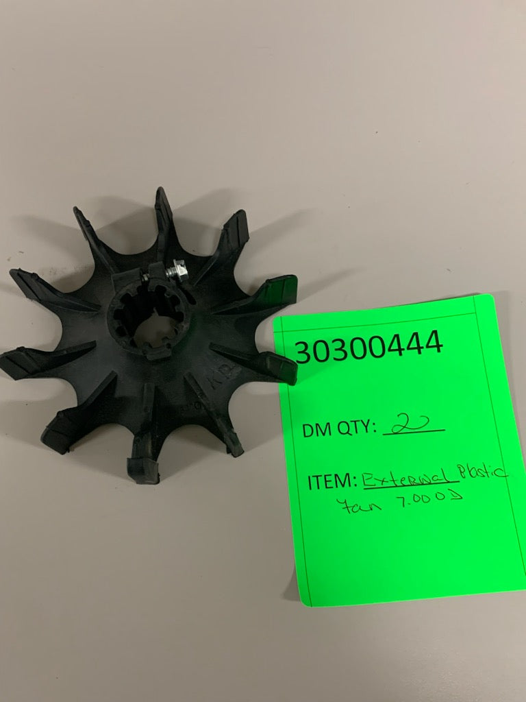 External Plastic Fan, 7.00 OD