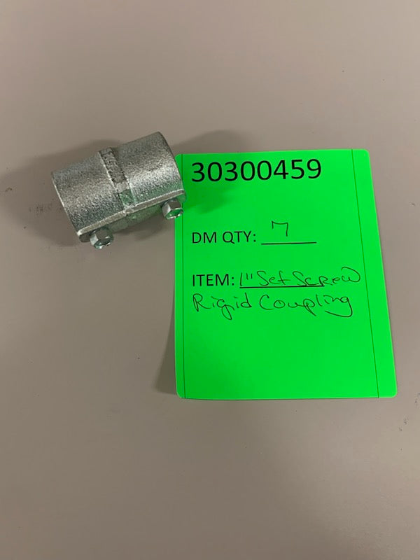 1" Set Screw Rigid Coupling QUANTITY OF 7