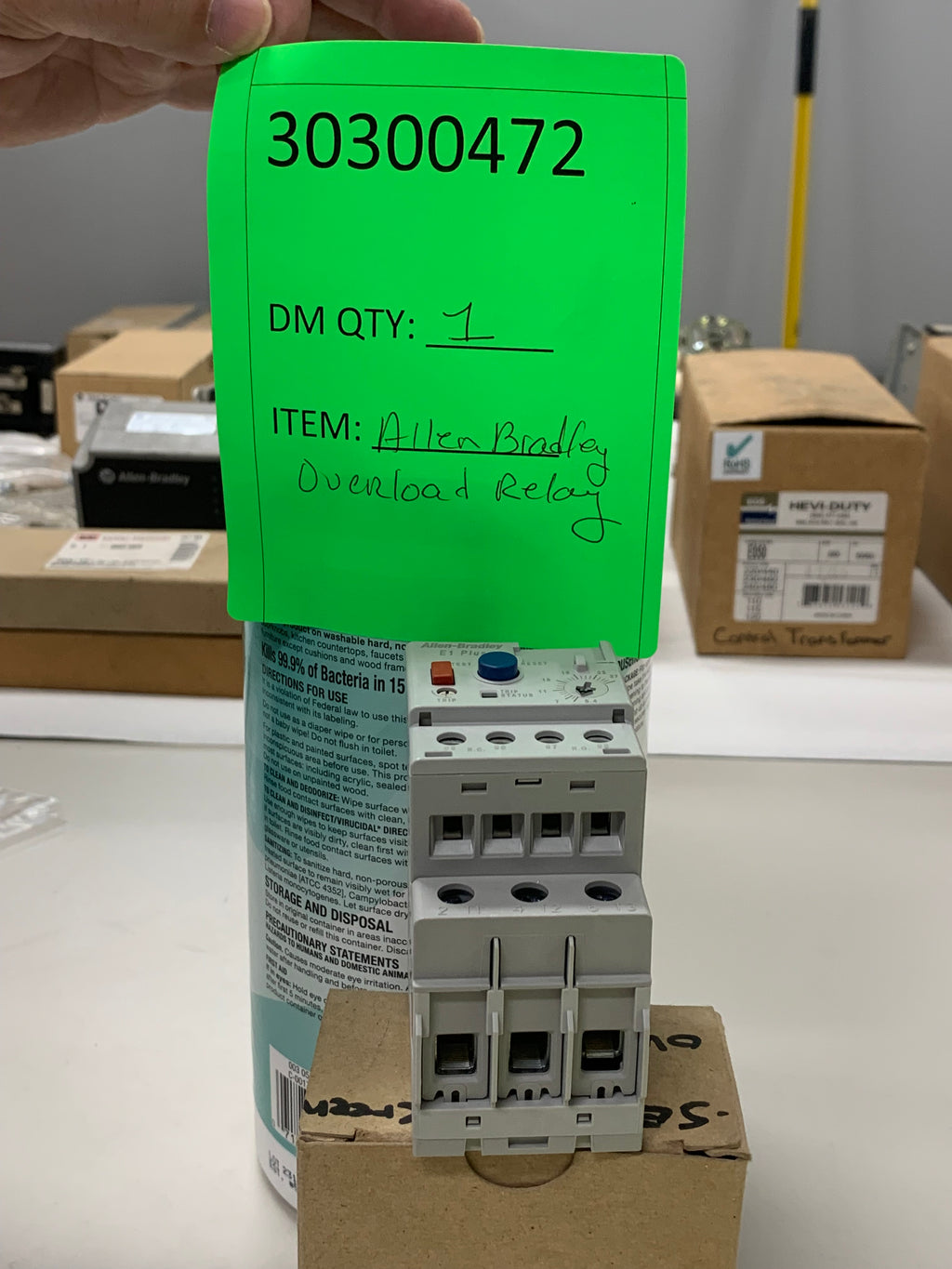 ALLEN-BRADLEY OVERLOAD RELAY 193-EEEB NEW