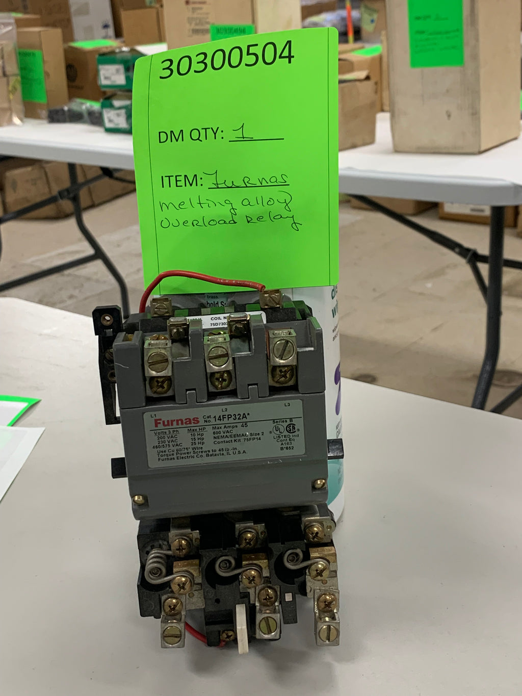 FURNAS MELTING ALLOY OVERLOAD RELAY 14FP32A