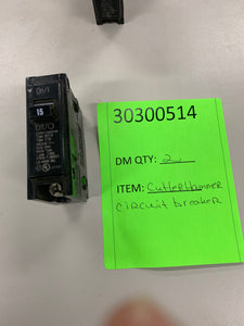 CUTLER HAMMER CIRCUIT BREAKER BR115 2 PAK