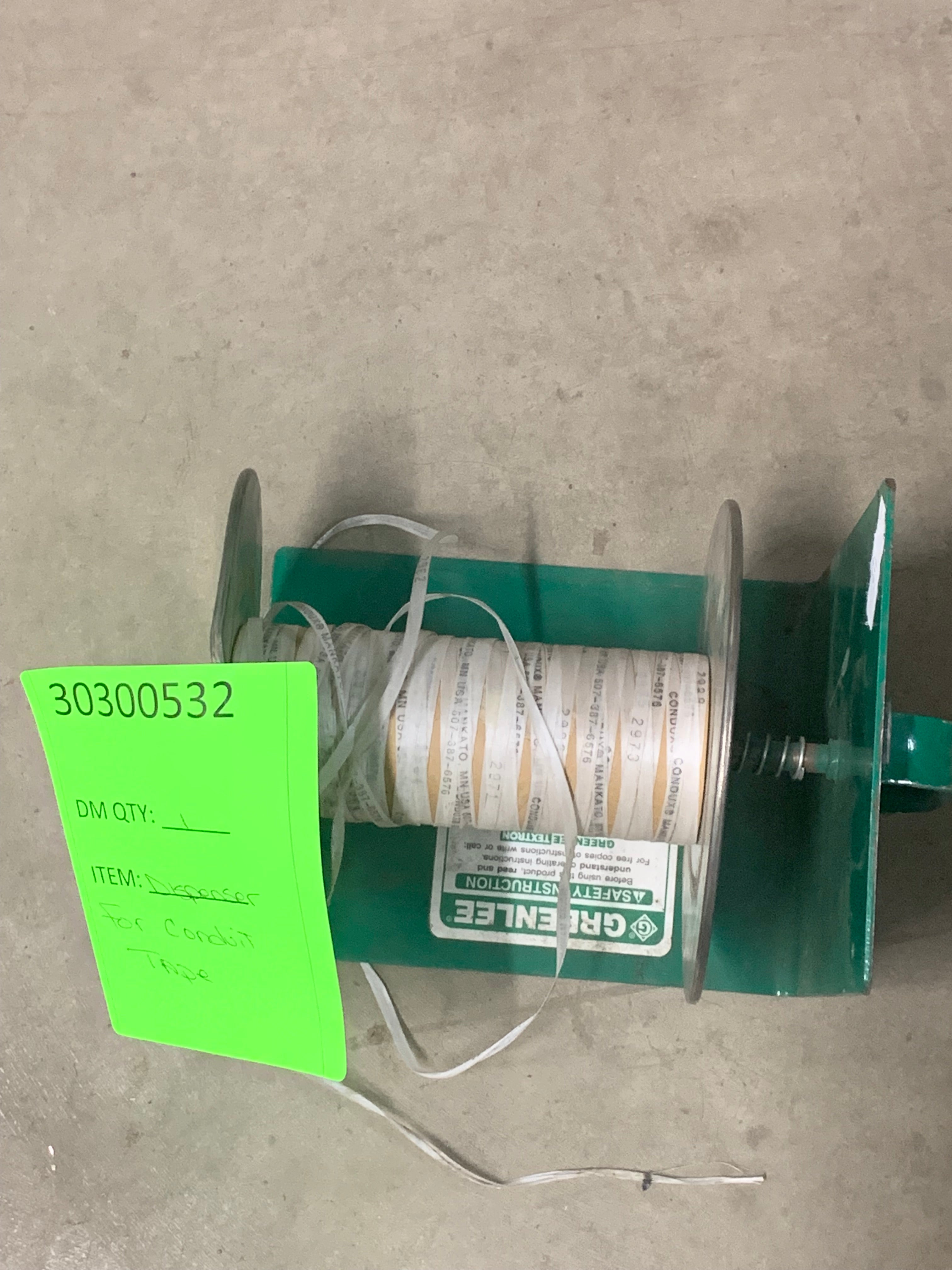 dispenser for conduit tape