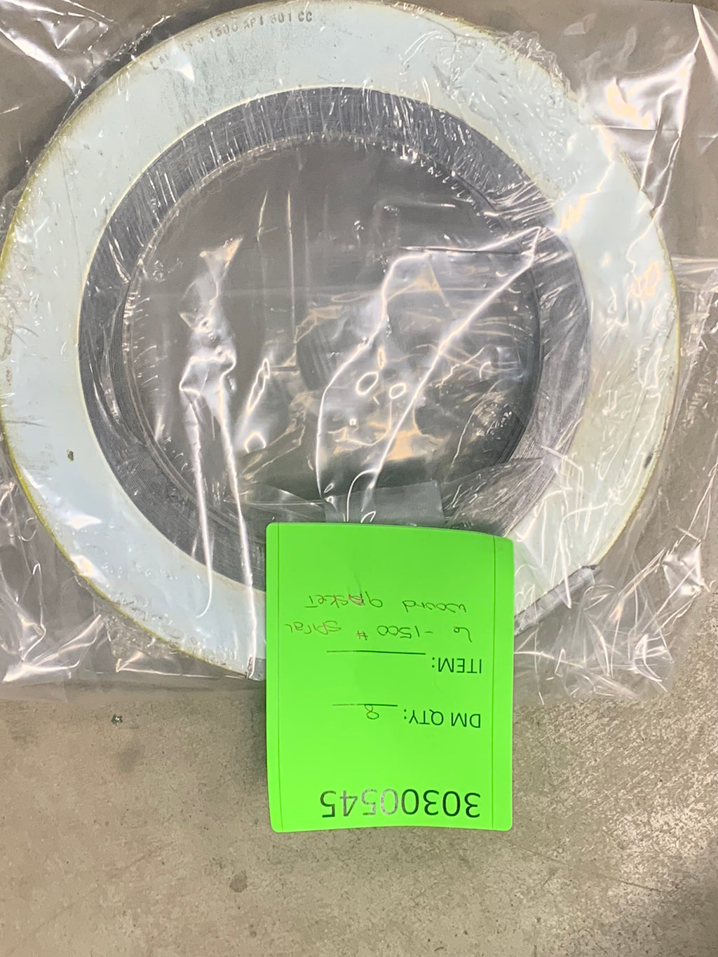 6 1500 # SPIRAL WOUND GASKET 316 PAK OF 2