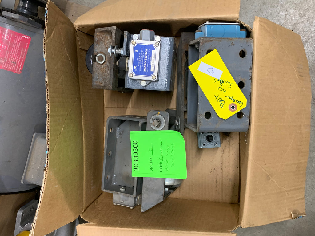 Conveyor Belt Trip Switches, metal place - micro switch