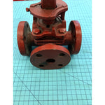 Nordstrom 200-CWP 1" 4-Way Lubricated Plug Valve Flanged Industrial Valve