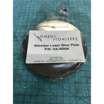 Omega Atomizers OA-48004 Lower Wear Plate 6" OD 2-1/8" Bore 1/4" Thick