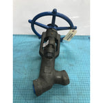 Velan 1-1/2" Class 1500 F22 Y Pattern Globe Valve W-8076Z-06TS Handwheel