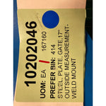 STEEL, PLATE, GATE,17" OUTSIDEMEASUREMENT-WELD MOUNT