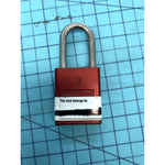 American Lock 1105 Safety Padlock 1-1/2" LOTO Aluminum Keyed #08 Lot of 6