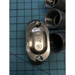 Crouse-Hinds 820 1/2" Malleable Iron Female to Female Conduit (LOT OF 11)