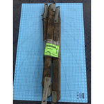 Lot of 3 Utility Pole Crossarm Wood Braces w/ Galvanized Hardware
