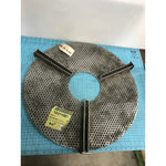 Industrial Perforated Stainless Steel Disc Screen Plate 25" OD 7" ID