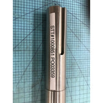 Stainless Steel Slaker Drive End Shaft 2" OD x 23" Long Keyed Industrial Mixer Shaft