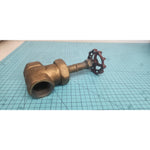 Crane Bronze Gate Valve, 1 1/2", 250 PSI