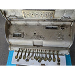 Antique National Cash Register – Model 332 Ornate Brass/Metal with Wood Drawer