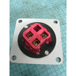 Crouse-Hinds AR641 Arktite M72 60A 4 Pole 4 Wire Panel Mount Receptacle 600VAC