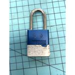 American Lock 1105 Safety Padlock 1-1/2" LOTO Aluminum #123 & #59 Lot of 6
