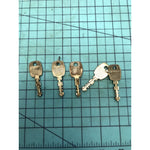 Master Lock 500D Padlocks 1-3/4" Laminated Steel Keyed Locks - Lot of 22