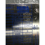 TECO Westinghouse AEHH8N042 XP Electric Motor 2HP 1725RPM 145T