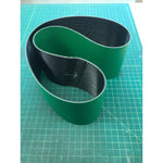 Habasit Green Endless Conveyor Belt 4-3/8" Wide Industrial Transfer Belt