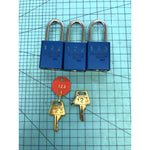 American Lock 1105 Safety Padlock 1-1/2" LOTO Aluminum #123 & #59 Lot of 6