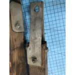 Lot of 3 Utility Pole Crossarm Wood Braces w/ Galvanized Hardware