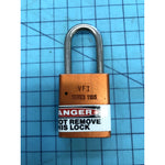 American Lock 1105 Safety Padlock 1-1/2" LOTO Aluminum #33 & #34 Lot of 6