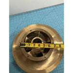 Industrial Bronze Pump Impeller 1st Stage Impeller Keyed Bore Pump Rotor