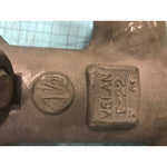 Velan 1-1/2" Class 1500 F22 Y Pattern Globe Valve W-8076Z-06TS Handwheel