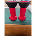 Lot of 2 Beco Model 25 Fire Hose Nozzles Adjustable Stream