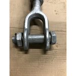 Adjustable Turnbuckle Jaw & Jaw Turnbuckle 31"-43" Adjustable Galvanized Steel