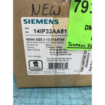 Siemens 14IP32AA81 NEMA Size 3-1/2 Magnetic Motor Starter 3 Pole 115A