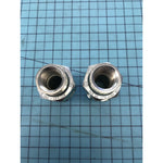 Crouse-Hinds, 1/2" Male Conduit, 2-5/8" Length, 1-1/2" Diameter, (LOT OF 2)