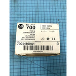 Allen-Bradley 700-N400A1 Relay 120V Coil 84AB86 4NO 10A Series C
