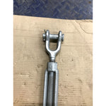 Adjustable Turnbuckle 1" Thread x 31"-49" Jaw & Jaw Clevis Galvanized Heavy Duty