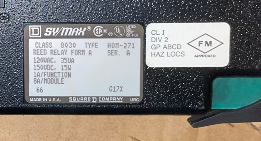 Square D SY/MAX 8030-HOM-271