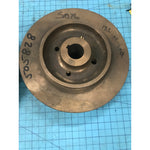 Industrial Cast Iron Pump Impeller 7.375" OD Keyed Bore Replacement Rotor