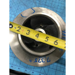 Industrial Cast Iron Pump Impeller 7.375" OD Keyed Bore Replacement Rotor