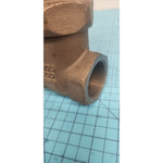 Crane Bronze Gate Valve, 1 1/2", 250 PSI